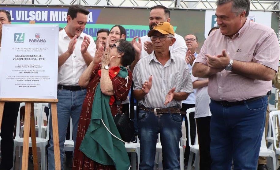 Com investimento de R$ 10 milhões, governador inaugura colégio em Mauá da Serra