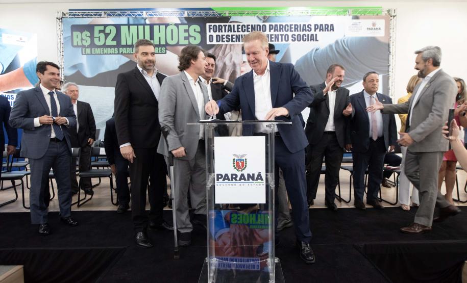 Governador anuncia R$ 52 milhões em emendas para organizações sociais