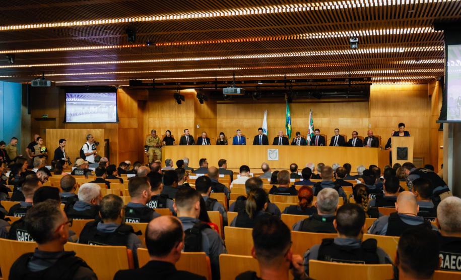 Governador anuncia apoio do Estado ao Gaeco para criação de núcleo em Umuarama