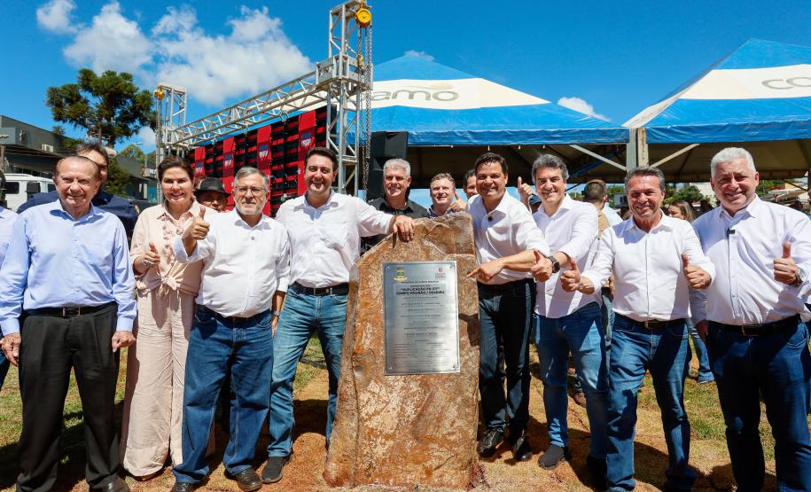 Governador inaugura a duplicação da PR-317 e PR-840 em Campo Mourão