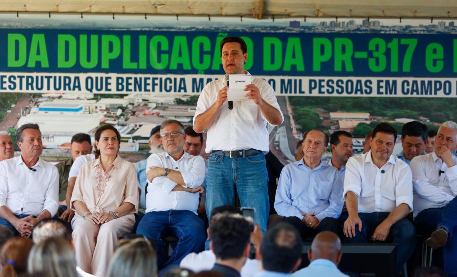 Governador inaugura a duplicação da PR-317 e PR-840 em Campo Mourão