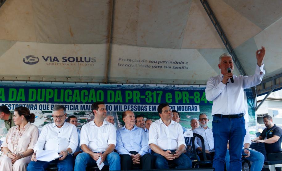 Governador inaugura a duplicação da PR-317 e PR-840 em Campo Mourão