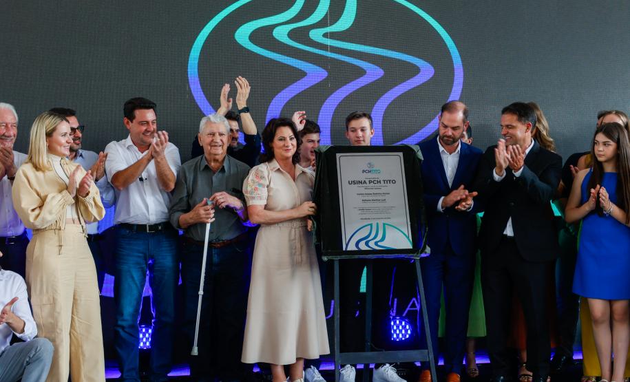 Governador participa da inauguração de PCH capaz de atender 75 mil residências