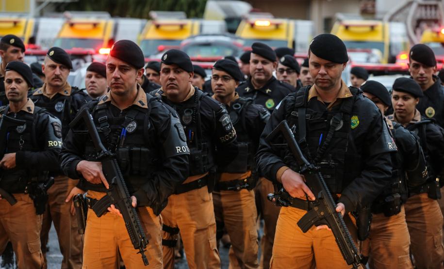 Com aval de Ratinho Junior, Estado dá início a concurso para contratar 2,6 mil PMs e bombeiros