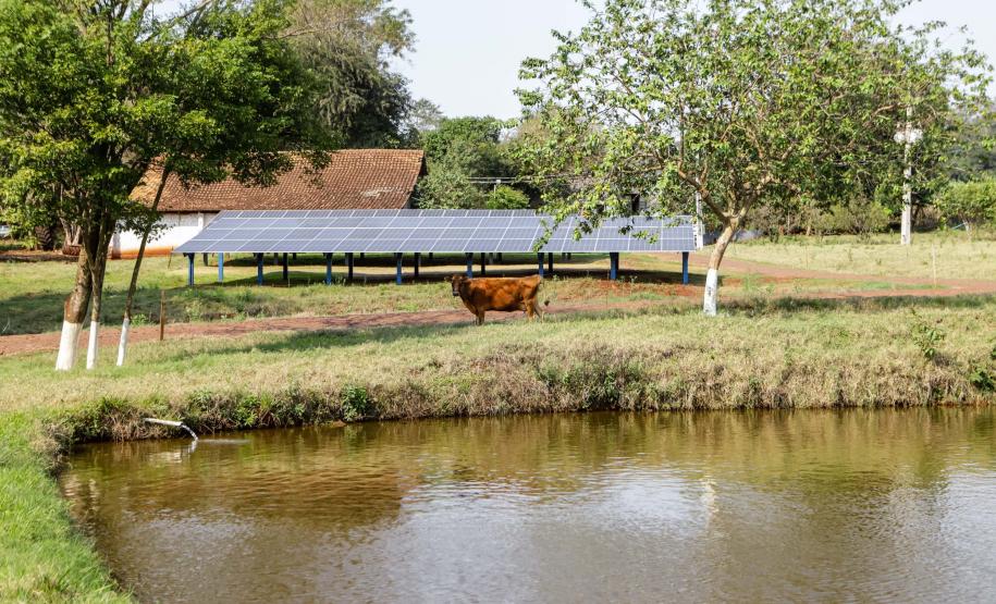 Itaipulândia, 16 de maio de 2024 - Usina de BioGás - produção de energia gerada a partir, neste caso, dos dejetos de suínos -, em Itaipulândia, região oeste do Paraná.