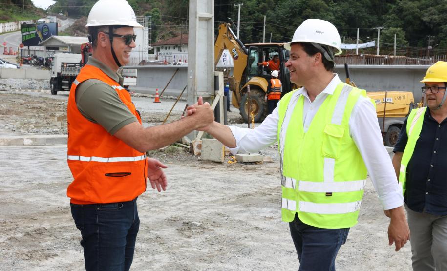 Com avanços na estrutura, Ponte de Guaratuba alcança 35,3% de execução