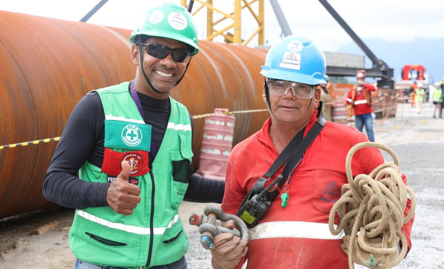 Com avanços na estrutura, Ponte de Guaratuba alcança 35,3% de execução