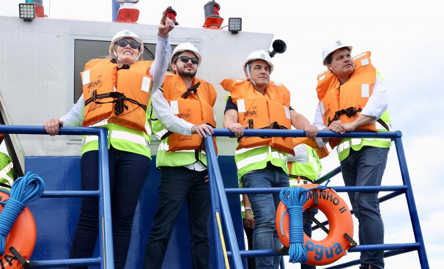 Com avanços na estrutura, Ponte de Guaratuba alcança 35,3% de execução