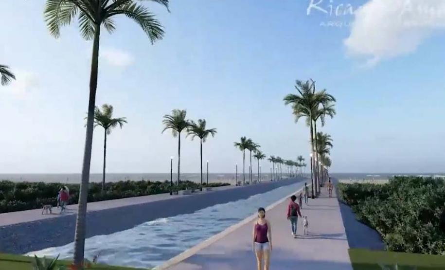 1ª fase: Estado emite ordem de serviço para a requalificação da Orla de Pontal do Paraná Foto: IAT