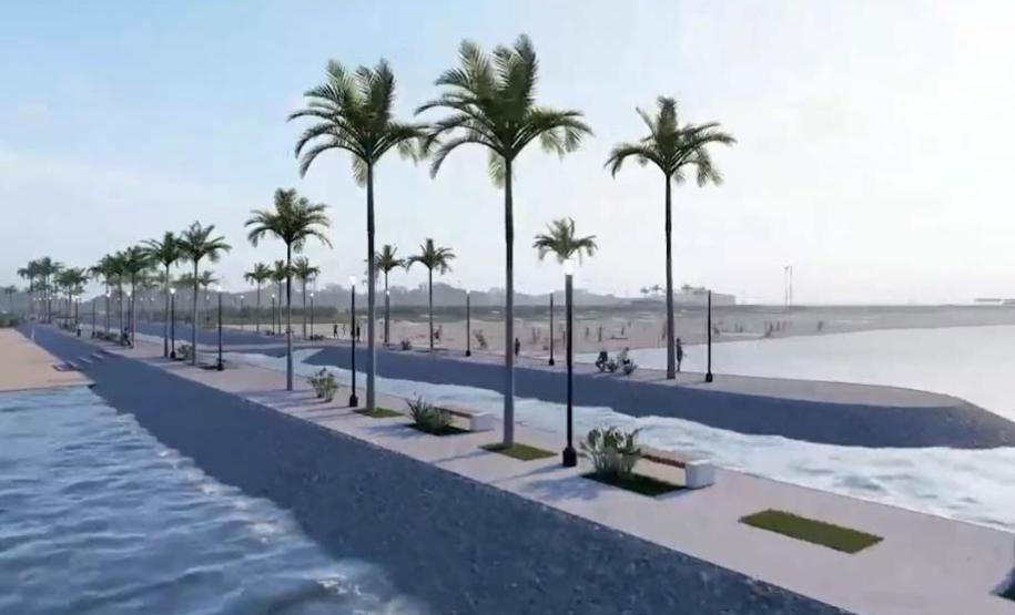 1ª fase: Estado emite ordem de serviço para a requalificação da Orla de Pontal do Paraná Foto: IAT