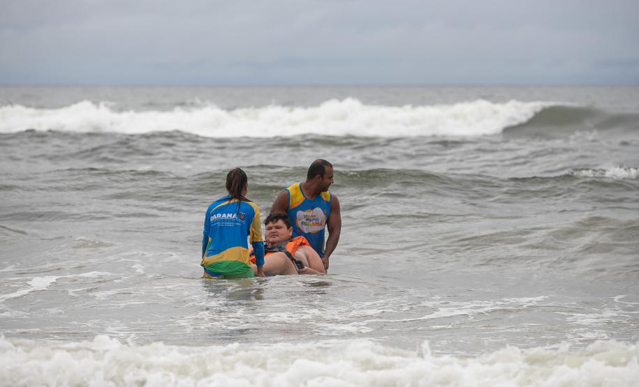 Com 1.068 atendimentos, cadeiras anfíbias batem recorde de utilização no Verão Maior