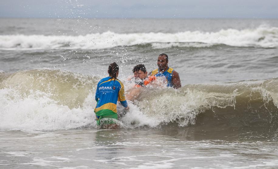 Com 1.068 atendimentos, cadeiras anfíbias batem recorde de utilização no Verão Maior