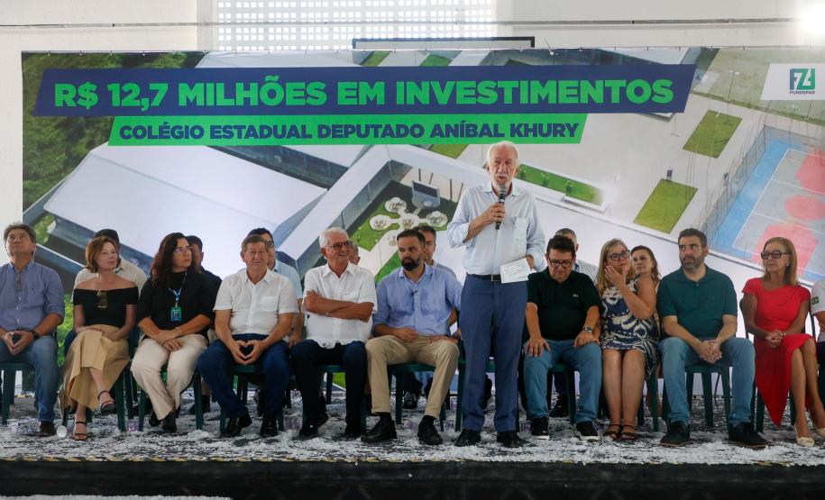 Com investimento de R$ 12,7 milhões, Estado inaugura o Colégio Aníbal Khury em Guaratuba