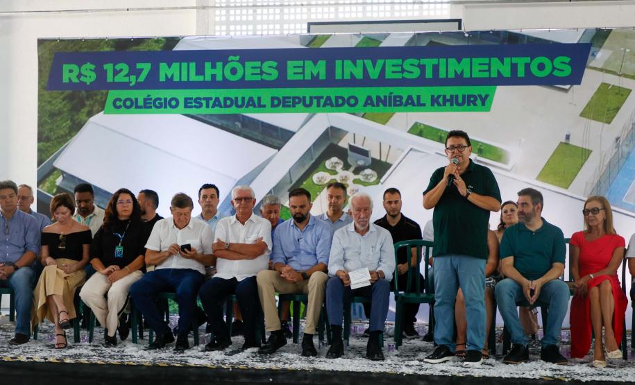 Com investimento de R$ 12,7 milhões, Estado inaugura o Colégio Aníbal Khury em Guaratuba