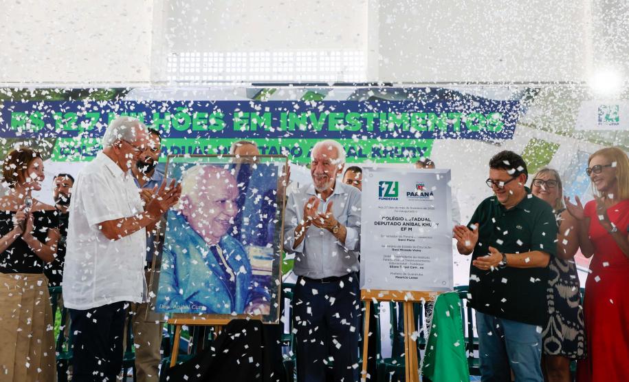 Com investimento de R$ 12,7 milhões, Estado inaugura o Colégio Aníbal Khury em Guaratuba