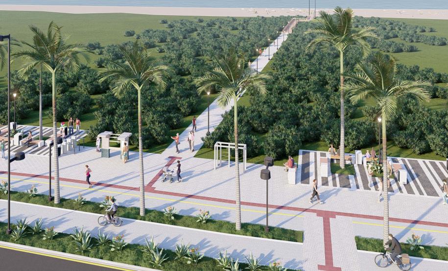 1ª fase: Estado emite ordem de serviço para a requalificação da Orla de Pontal do Paraná Foto: IAT