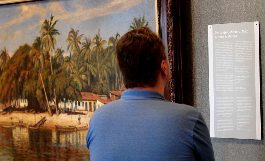 Museu Casa Alfredo Andersen (MCAA) - Exposição Permanente – Destinada a mostrar as obras de Alfredo Andersen, essa exposição contém quadros e desenhos que marcaram a vida e legado do pai da pintura paranaense. Foto: Anderson Tozato/SEEC-PR