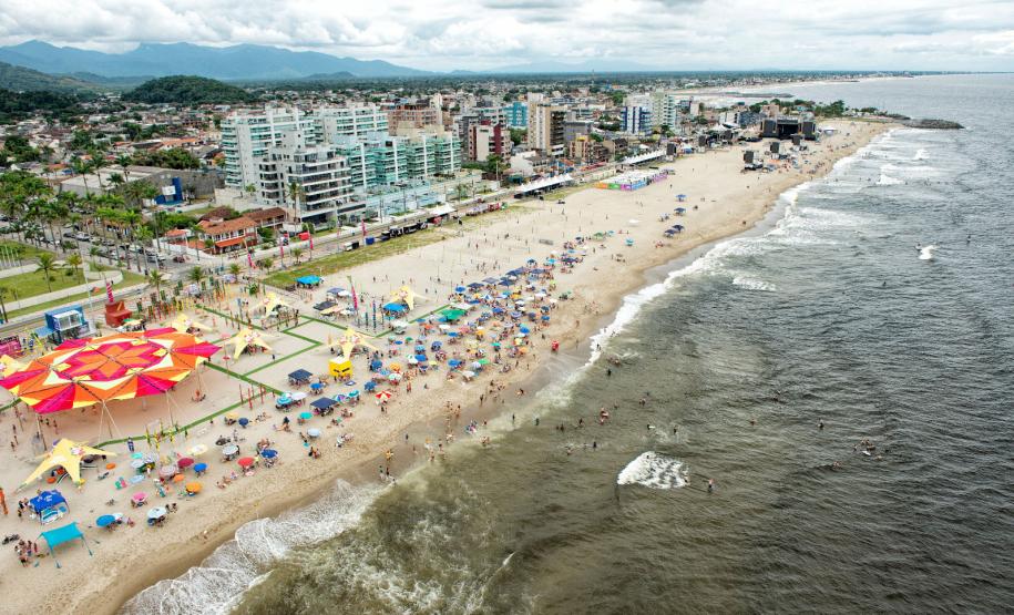 Obra de revitalização da Orla de Matinhos alcançou 97,5% de conclusão em janeiro