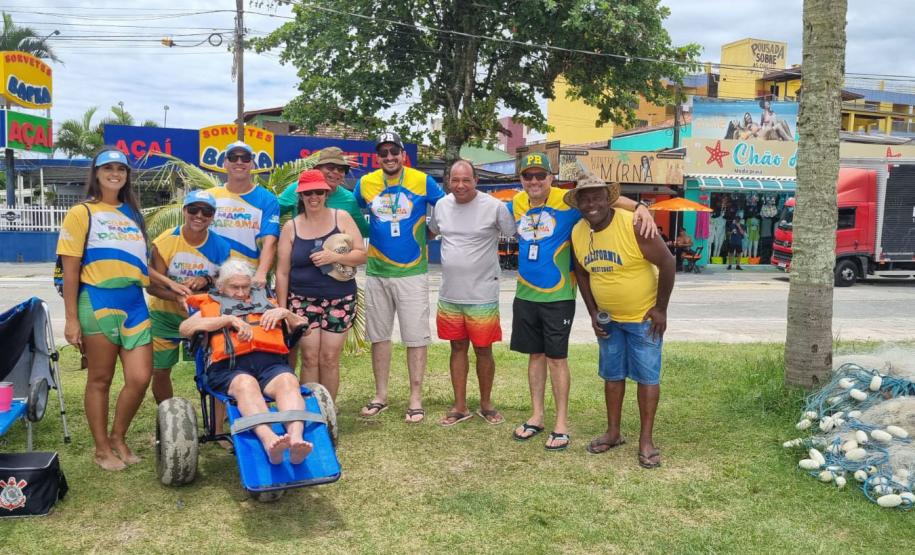 Com 1.068 atendimentos, cadeiras anfíbias batem recorde de utilização no Verão Maior