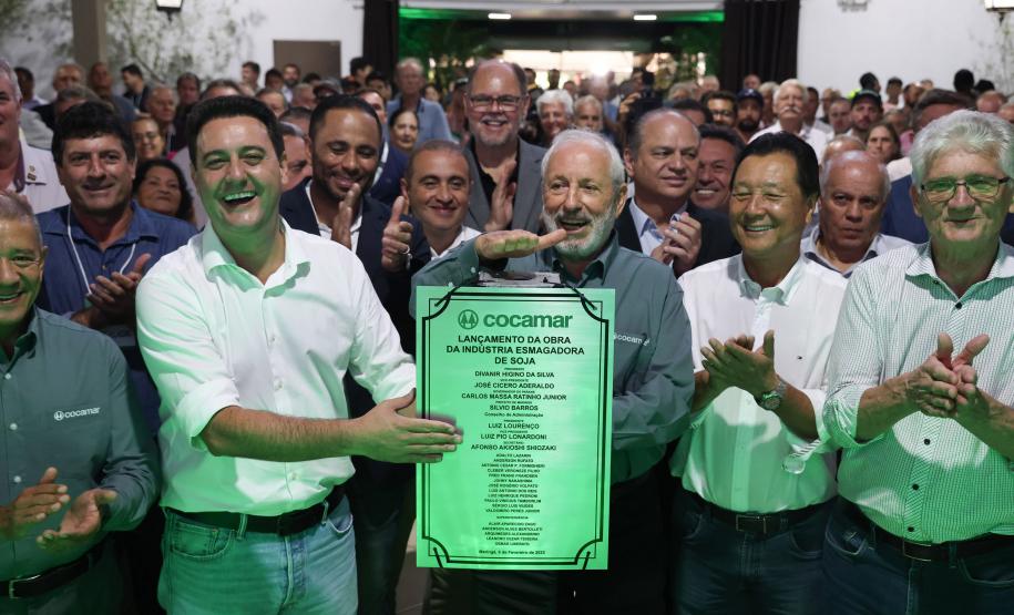 Com apoio do Estado, Cocamar vai investir R$ 750 milhões em esmagadora de soja em Maringá