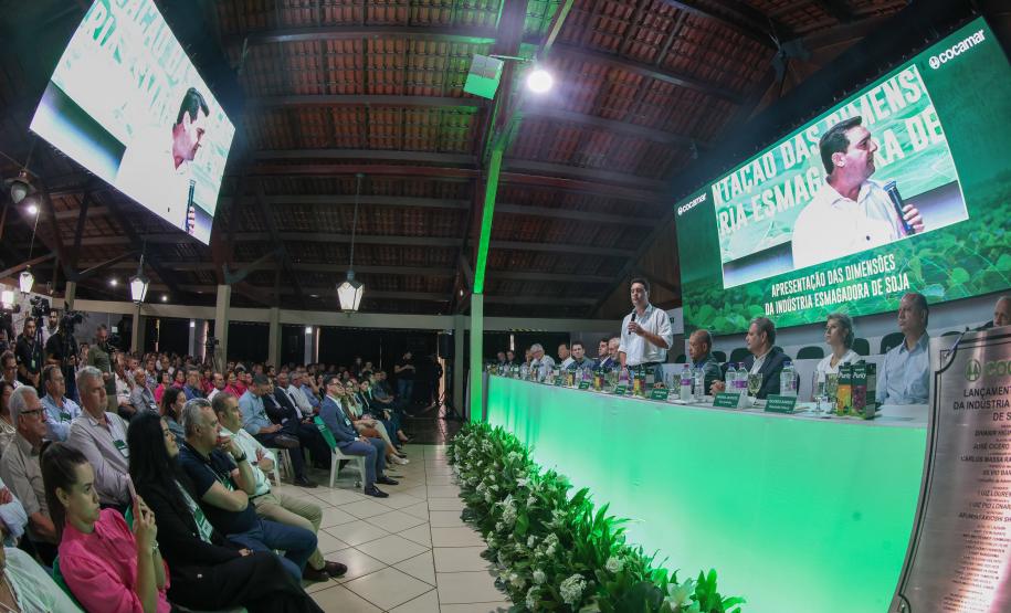 Com apoio do Estado, Cocamar vai investir R$ 750 milhões em esmagadora de soja em Maringá