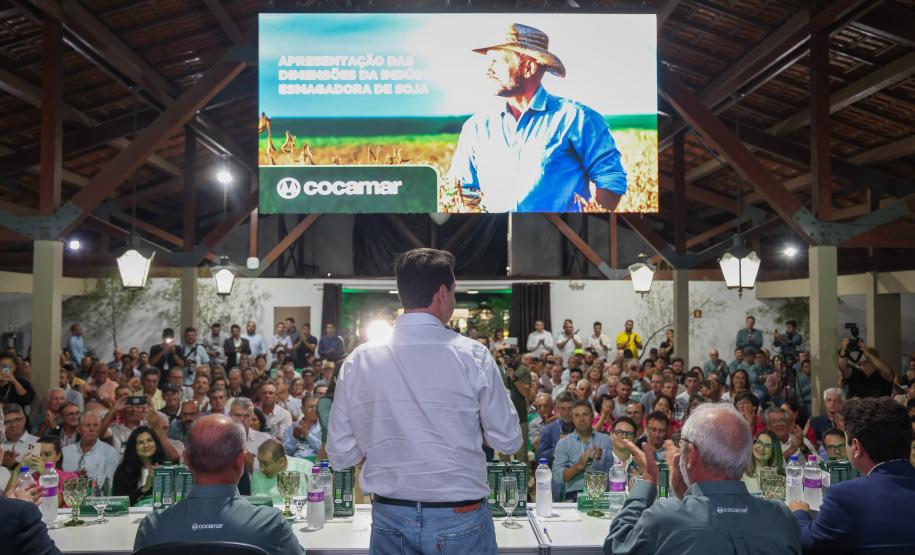 Com apoio do Estado, Cocamar vai investir R$ 750 milhões em esmagadora de soja em Maringá