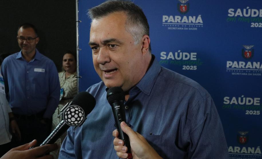O governador Carlos Massa Ratinho Junior anunciou nesta quinta-feira (13) a liberação de R$ 1,2 bilhão para a saúde pública do Estado, durante o evento Saúde em Movimento, em Foz do Iguaçu, na região Oeste.