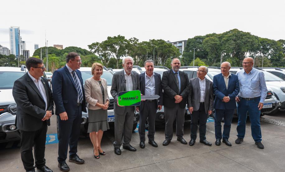 O vice-governador Darci Piana entrega nesta quarta-feira (19) 70 novos veículos modelo Renault Duster para a Agência de Defesa Agropecuária (Adapar). Foto: Geraldo Bubniak/AEN