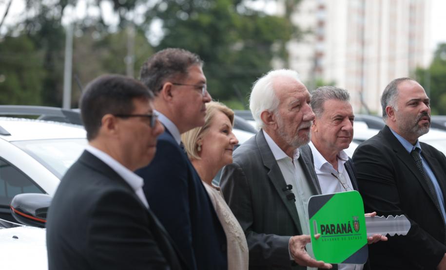 O vice-governador Darci Piana entrega nesta quarta-feira (19) 70 novos veículos modelo Renault Duster para a Agência de Defesa Agropecuária (Adapar). Foto: Geraldo Bubniak/AEN