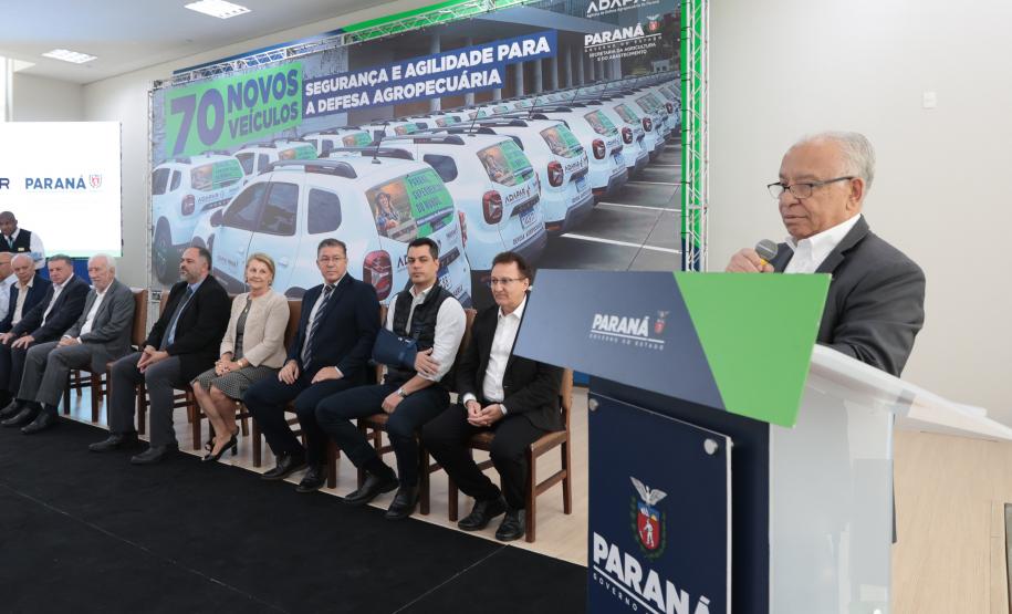 O vice-governador Darci Piana entrega nesta quarta-feira (19) 70 novos veículos modelo Renault Duster para a Agência de Defesa Agropecuária (Adapar). Foto: Geraldo Bubniak/AEN