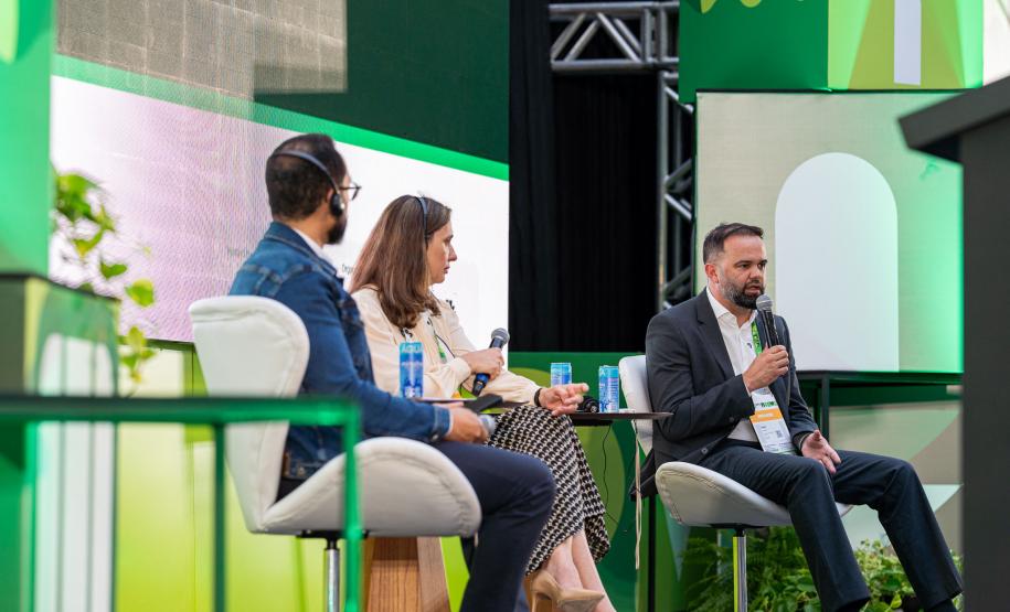 Educação do Paraná destaca avanços em conectividade e inteligência artificial no 6° Smart City Expo Curitiba Foto: Lucas Fermin/SEED