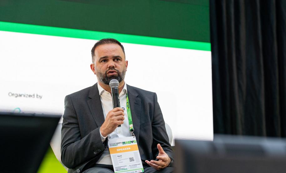 Educação do Paraná destaca avanços em conectividade e inteligência artificial no 6° Smart City Expo Curitiba Foto: Lucas Fermin/SEED