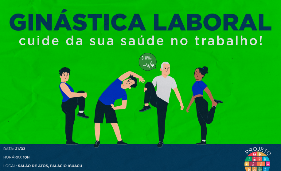 Casa Civil inicia ação para promover bem-estar e qualidade de vida dos servidores do Palácio Iguaçu