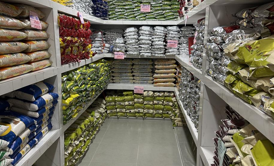 A 2ª remessa de alimentos não perecíveis para as escolas estaduais já está em andamento Foto: Karina Audrey - Fundepar