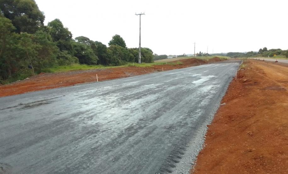 Duplicação da PRC-466 em Guarapuava avança com nova ponte e pista de concreto Foto: DER