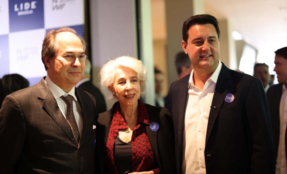 O governador Carlos Massa Ratinho Junior destacou os avanços que o Paraná alcançou nos últimos anos em diferentes áreas em um encontro empresários nesta terça-feira (25), em Brasília.