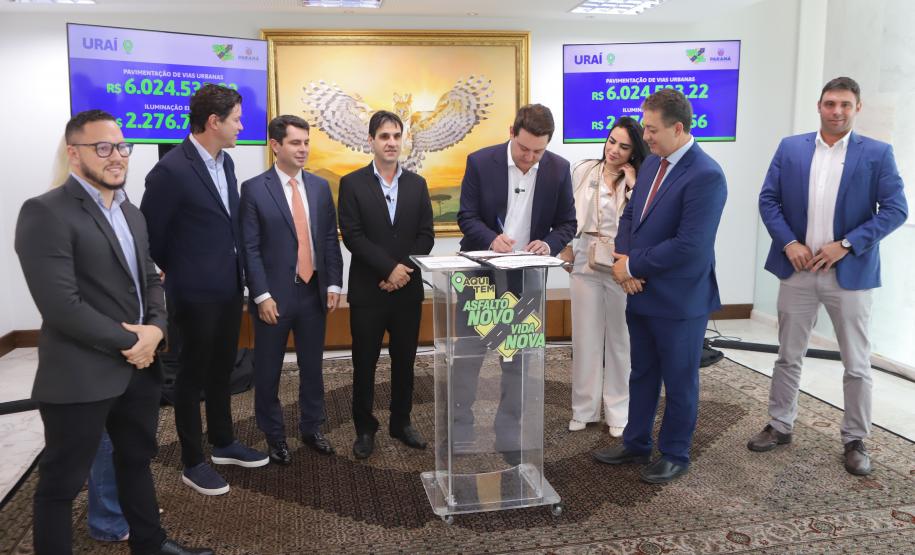 Asfalto Novo, Vida Nova: mais 8 municípios recebem recursos para pavimentação e iluminação Foto: Ari Dias/AEN