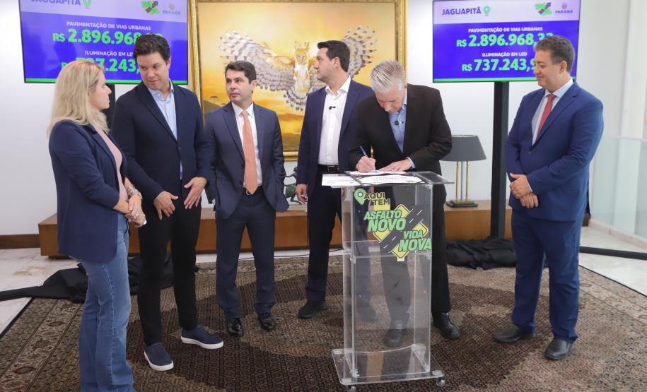 Asfalto Novo, Vida Nova: mais 8 municípios recebem recursos para pavimentação e iluminação Foto: Ari Dias/AEN