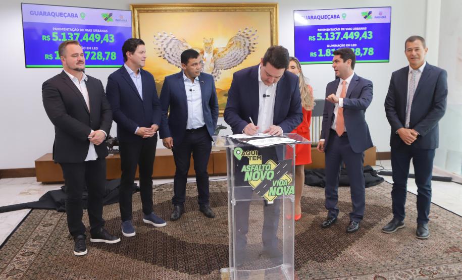 Asfalto Novo, Vida Nova: mais 8 municípios recebem recursos para pavimentação e iluminação Foto: Ari Dias/AEN