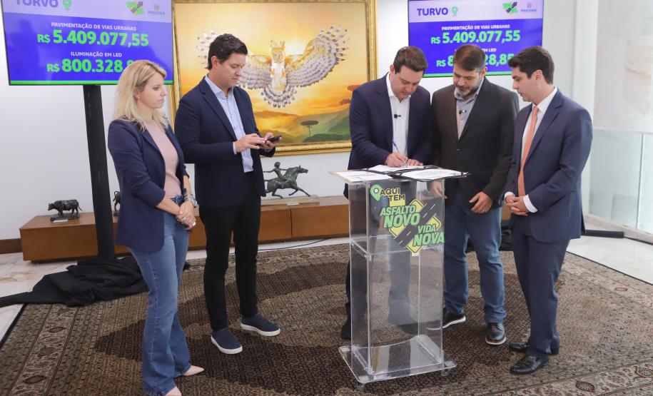 Asfalto Novo, Vida Nova: mais 8 municípios recebem recursos para pavimentação e iluminação Foto: Ari Dias/AEN