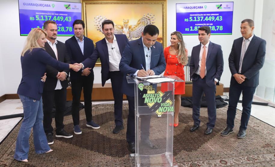 Asfalto Novo, Vida Nova: mais 8 municípios recebem recursos para pavimentação e iluminação Foto: Ari Dias/AEN