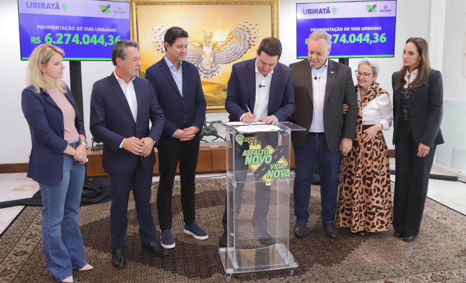 Asfalto Novo, Vida Nova: mais 8 municípios recebem recursos para pavimentação e iluminação Foto: Ari Dias/AEN