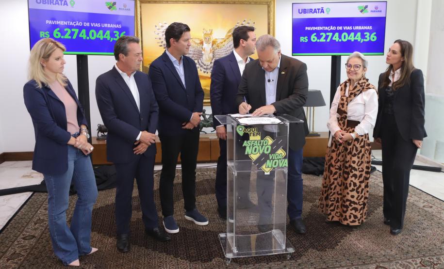 Asfalto Novo, Vida Nova: mais 8 municípios recebem recursos para pavimentação e iluminação Foto: Ari Dias/AEN