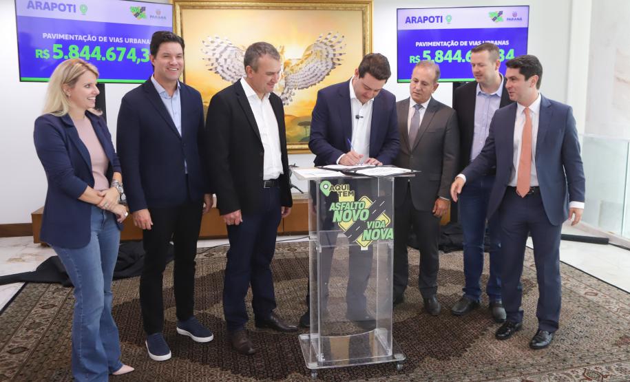 Asfalto Novo, Vida Nova: mais 8 municípios recebem recursos para pavimentação e iluminação Foto: Ari Dias/AEN