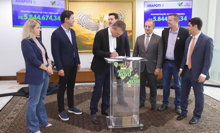 Asfalto Novo, Vida Nova: mais 8 municípios recebem recursos para pavimentação e iluminação Foto: Ari Dias/AEN