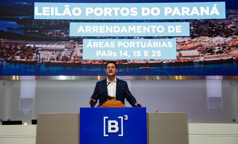 Leilões na B3: Paraná é primeiro Estado do Brasil a ter porto com área 100% regularizada