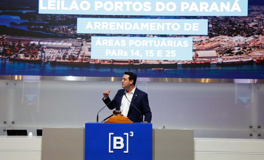 Leilões na B3: Paraná é primeiro Estado do Brasil a ter porto com área 100% regularizada