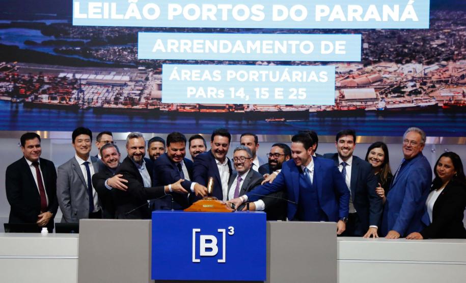 Leilões na B3: Paraná é primeiro Estado do Brasil a ter porto com área 100% regularizada
