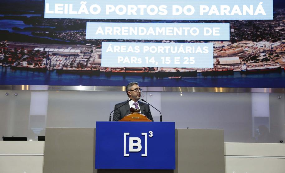 Leilões na B3: Paraná é primeiro Estado do Brasil a ter porto com área 100% regularizada