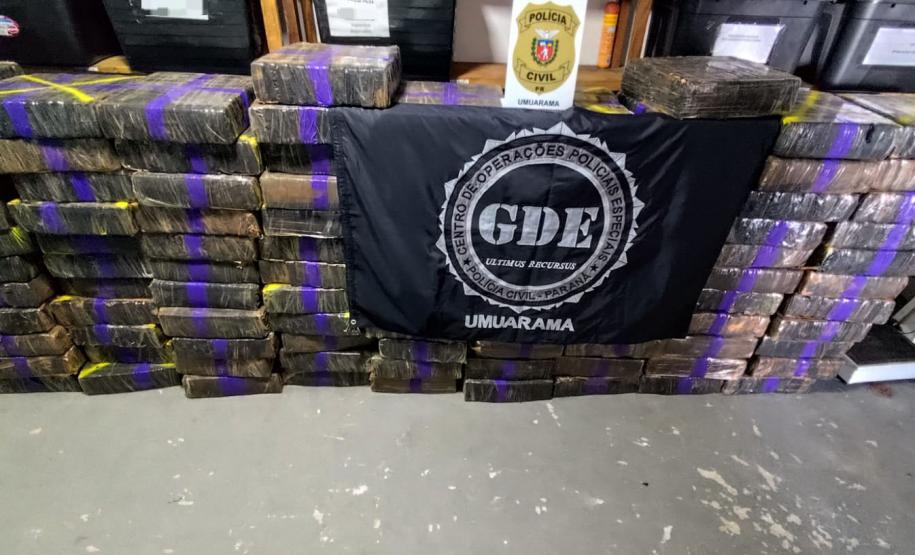Com aumento de 155%, Paraná bate recorde de apreensão de drogas no 1º trimestre Foto: SESP
